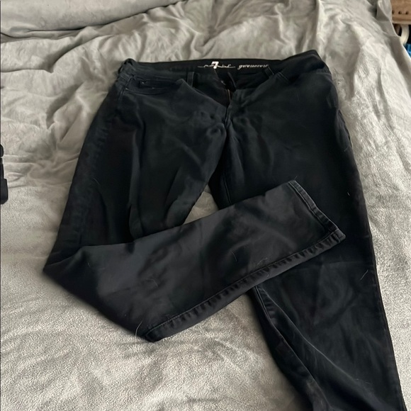 Black Jeans by 7 For All Mankind - Picture 1 of 4